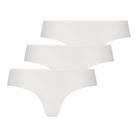 Hunkemöller Invisible lace back 3-Pack - White - 172717-WHITE