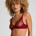 Hunkemöller Isabelle BH uden vattering, rød - 206365 - Tibetan Red - Tibetan Red