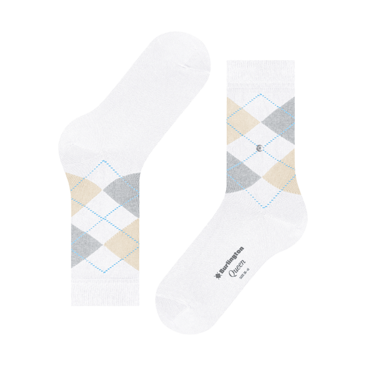 Burlington Queen ankelstrømper, hvid - 22044 - 2005 - White