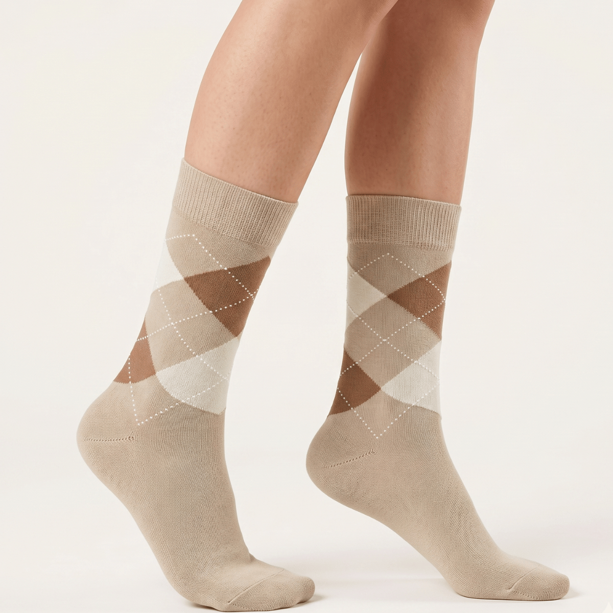 Burlington Queen ankelstrømper, beige - 22004 - 4014 - Pearl