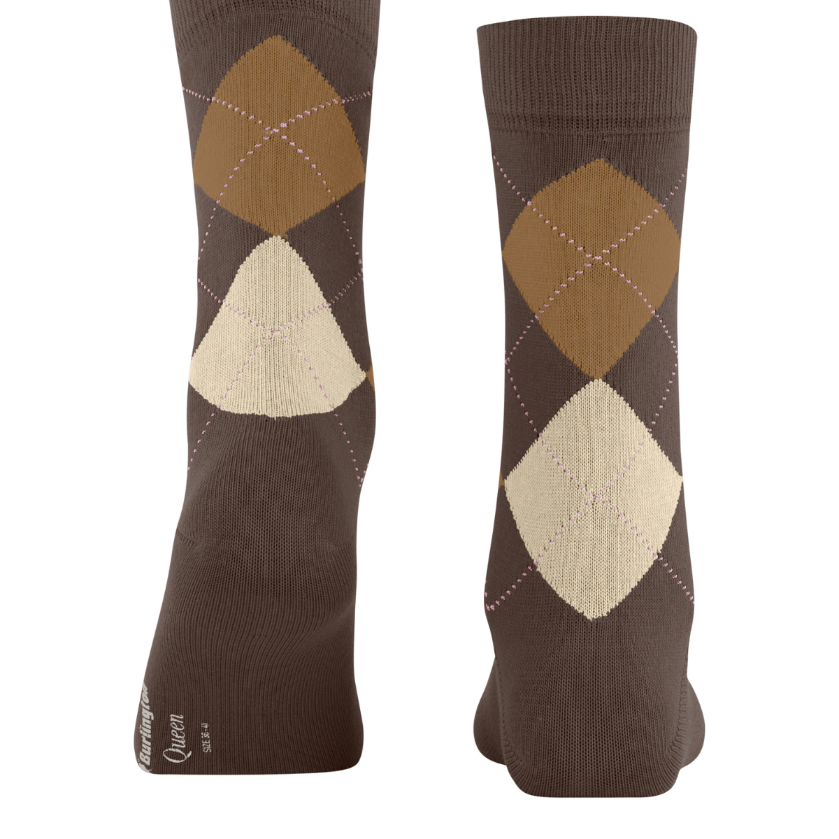Burlington Queen ankelstrømper, brun - 22004 - 5890 - Clay