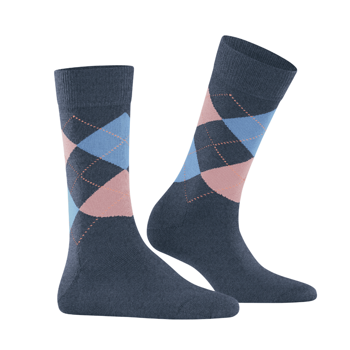 Burlington Marylebone ankelstrømper, blå - 22073 - 6688 - Dark Blue Mel.