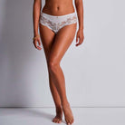 Aubade Kiss Of Love Cheeky hipster trusse, hvid - 2C70 - OPAL - Opale