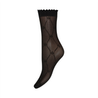 Hype The Detail Ankle w/lurex 25Den strømper, sort - 3-21051-75 - 1102 - Golden