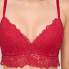 Hunkemöller Andrea BH uden bøjle, rød - 306566 - Chili Pepper - Chili Pepper