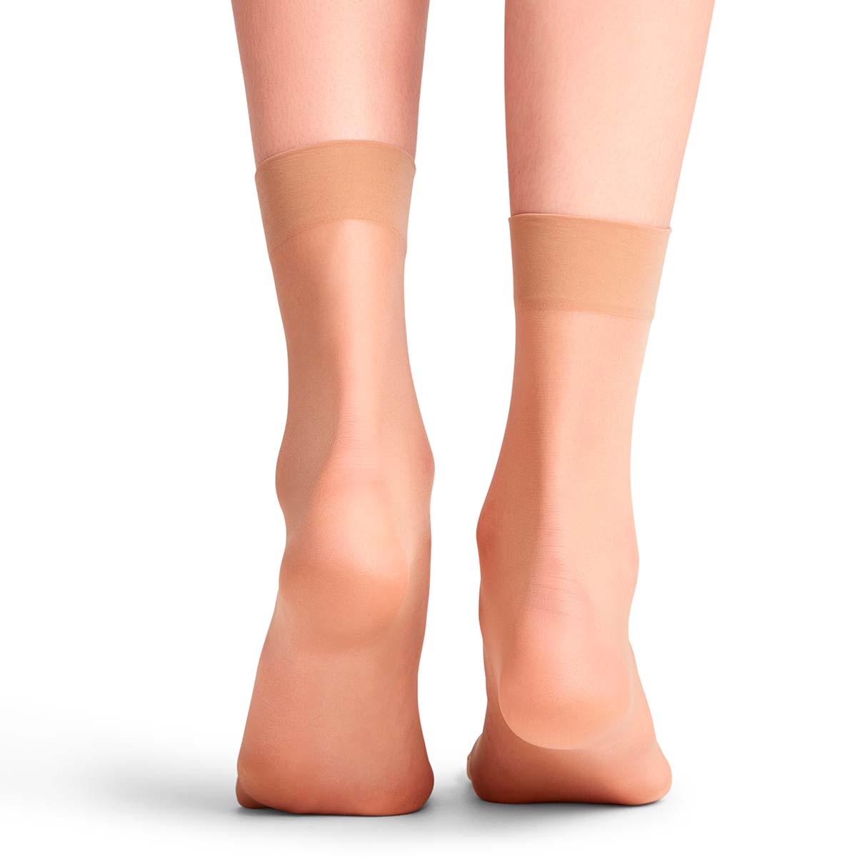 Falke Seidenglatt 15 Den ankelstrømper, beige - 41390 - 4169 - Powder
