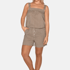 CCDK Pernille shorts, brun - 61477 - 8031 - Chocolate Chip AOP