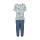 Lady Avenue Bamboo pyjamas, blå - 63-807 - 676 - Blue Safari