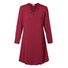Lady Avenue Bamboo natkjole, rød - 66733 - 4800 - Red