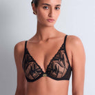 Aubade Sweet Euphoria trekant BH, sort - 6BF12 - BLAK - Black