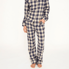 JBS of Denmark Flannel natbukser, multi - 8-1123-21 - 882 - Blue