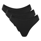 Sloggi 100 3-pak tai trusse, sort - 10198131 - 0004 - Black
