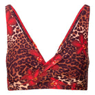 LingaDore Leopard Flower Shine bikini top med bøjle, leopard - 8201A-1 - 340 - Leopard Flower