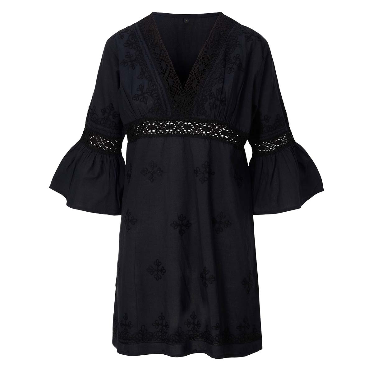 LingaDore Cool & Breezy strandkjole, sort - 8236 - 02 - Black