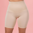 Trofé Highwaist Shaping shorts, beige - 90702 - 1100 - Skin