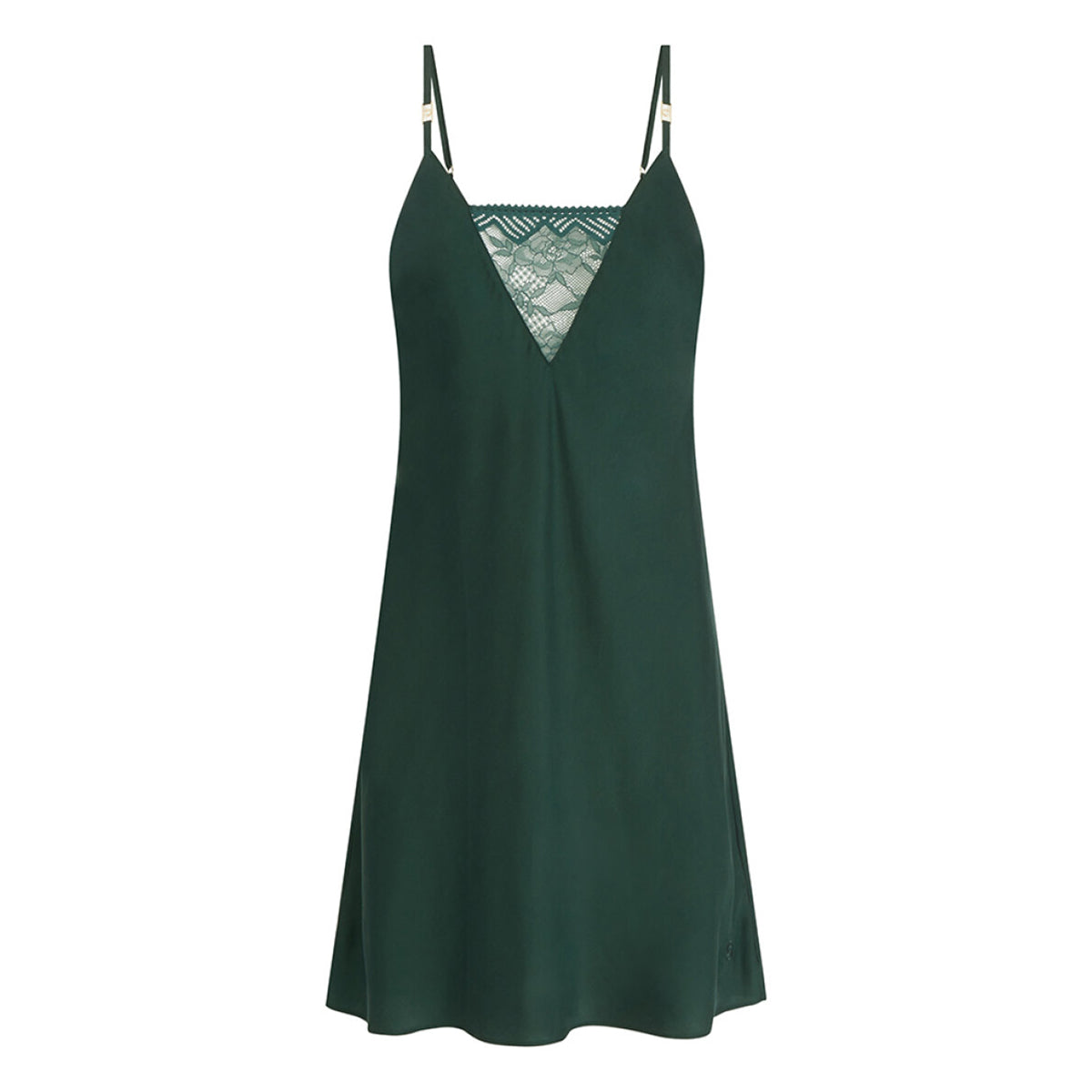 Chantelle Origins natkjole, grøn - C15RW5 - 00R - Empire Green