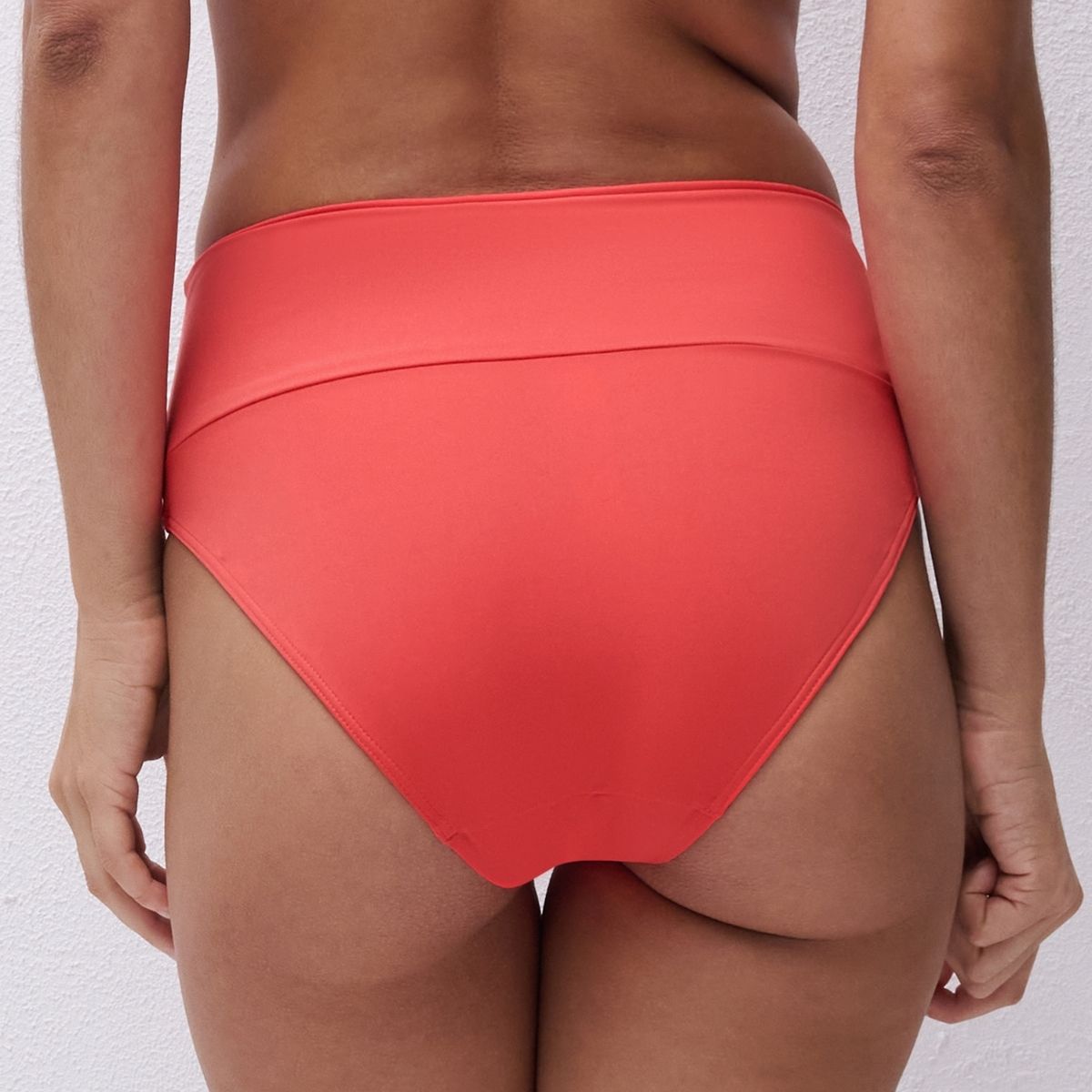 Chantelle Icon maxi bikinitrusse, koralrød - C16VC5 - C81 - Bright Coral