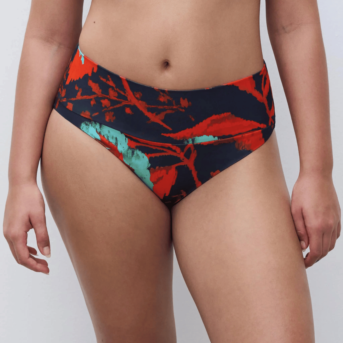 Chantelle Icon maxi bikinitrusse, multi - C16VC5 - A02 - Ink Flowers