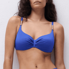 Chantelle Icon bikini top med bøjle, blå - C16VM0 - C82 - Greek Blue