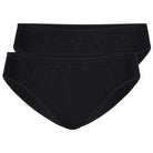 Calida Benefit Women 2-Pack tai trusse, sort - 22601 - 992 - Black