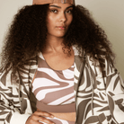 Copenhagen Cartel Pulse Sportivo sports BH, brun - 164417 - ZEBRA HAZEL - Zebra Hazel