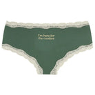 Lascana X-mas 2-pak hipster trusse, grøn - ED-600HPA_154 - aop+green xm - aop+green xm