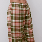 Femilet Heat natbukser, multi - FN3880 - C29 - Green Blush Checks