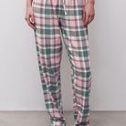 Femilet Heat natbukser, grøn - FN3880 - F09 - Blue Surf Checks