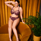Elomi Matilda plunge BH, rød - EL8900 - SUM - Sugarplum